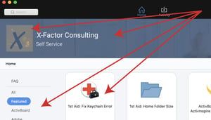 Jamf Self Service customization options